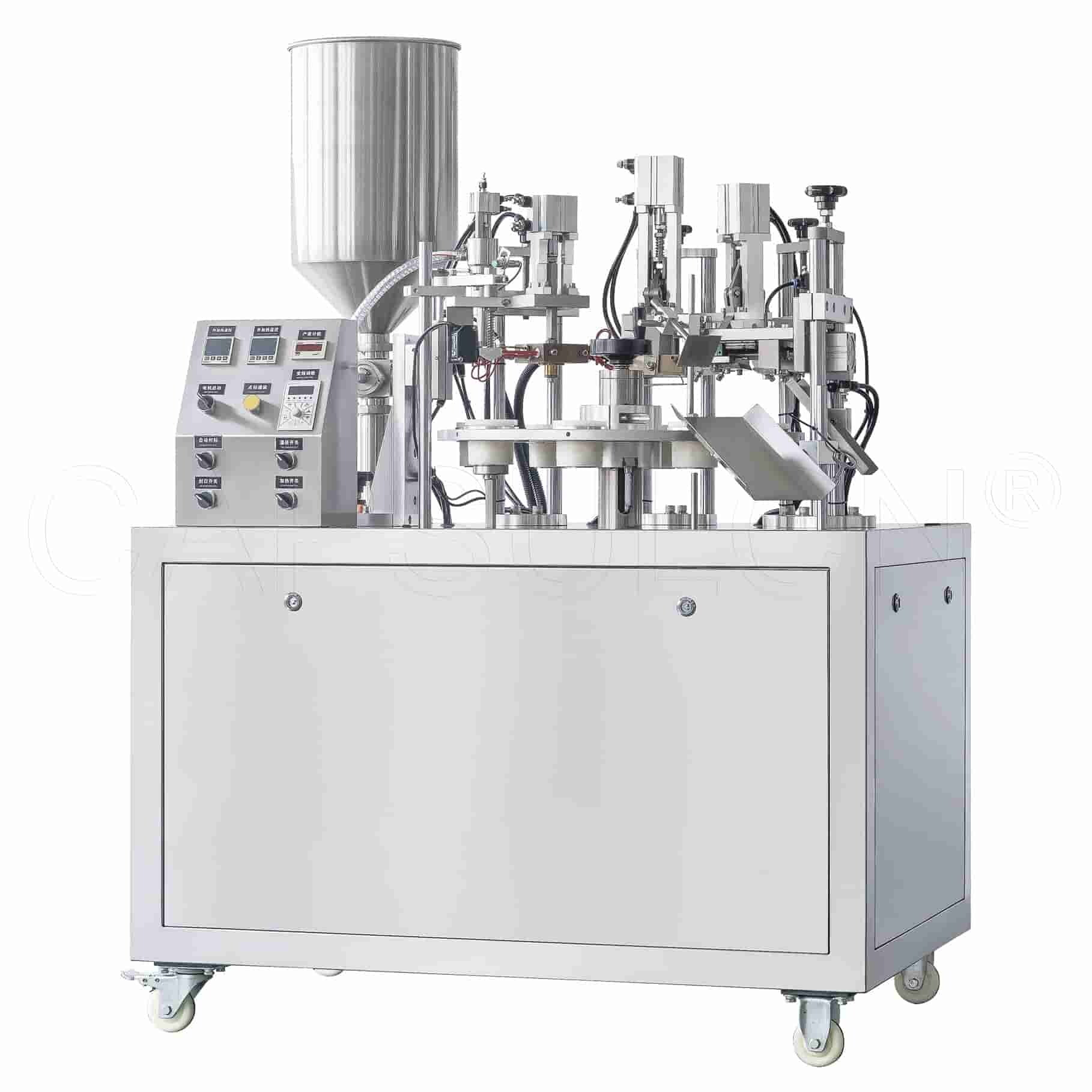 Semi-Automatic Tube Filling Machine